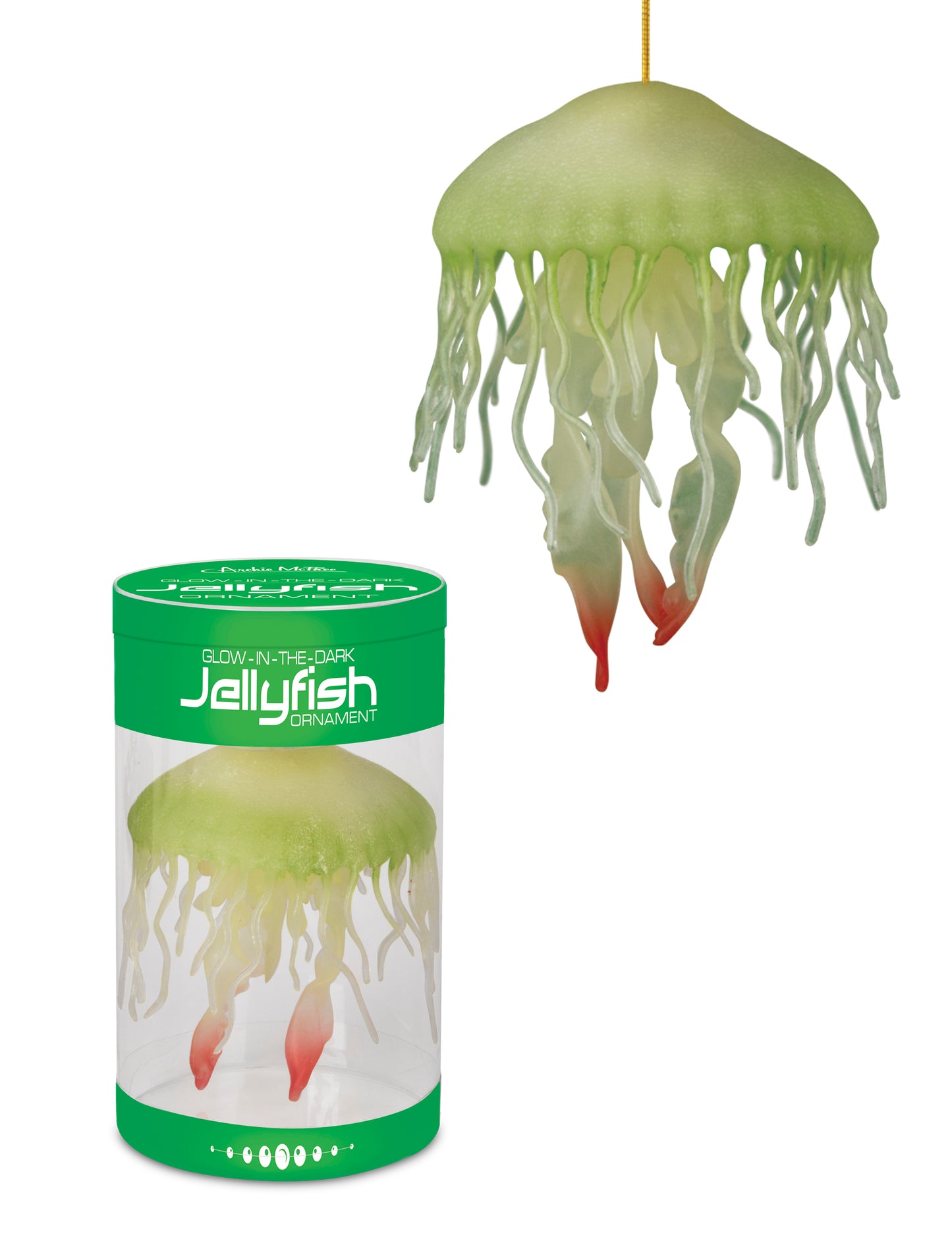 12418 Jelly fish GLOW ornament
