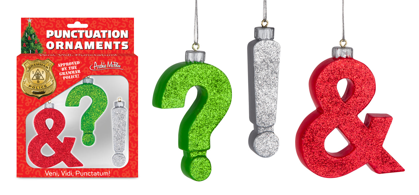 '12563 ORNAMENTS - PUNCTUATION - SET OF 3
