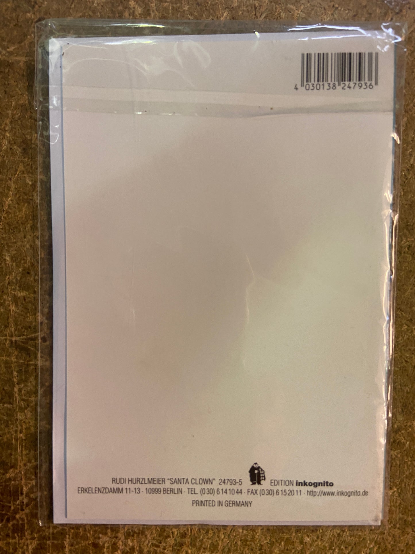Inkognito Greeting Card 24793