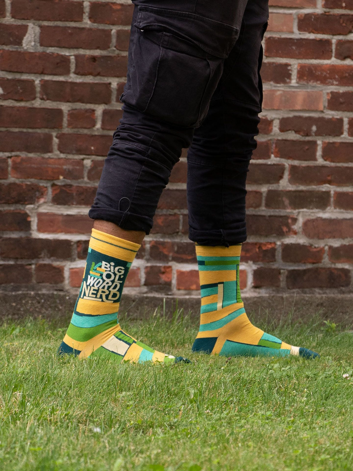 Big 'Ol World Nerd Men's Socks by Blue Q – image 5