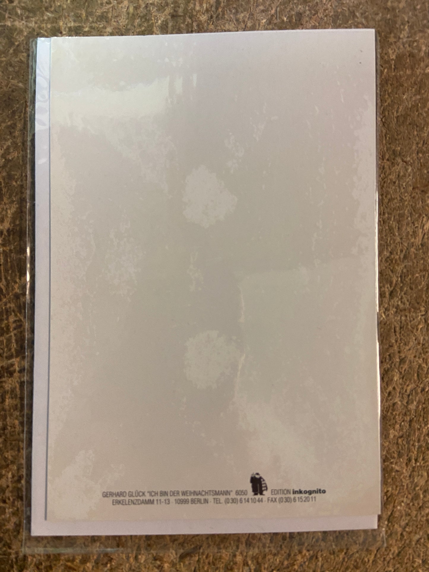 Inkognito Greeting Card 6050