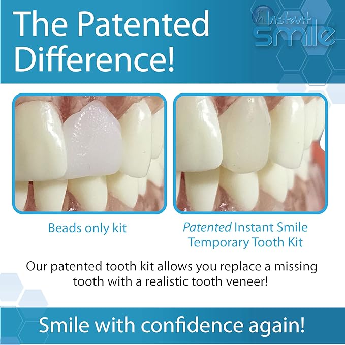 Instant Smile Complete Your Smile Temporary Tooth Replacement Kit
