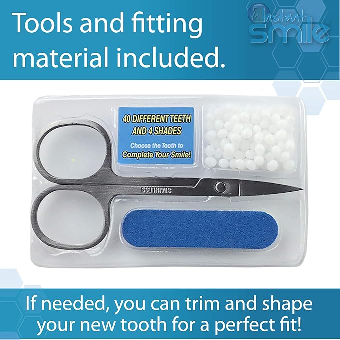 Instant Smile Complete Your Smile Temporary Tooth Replacement Kit