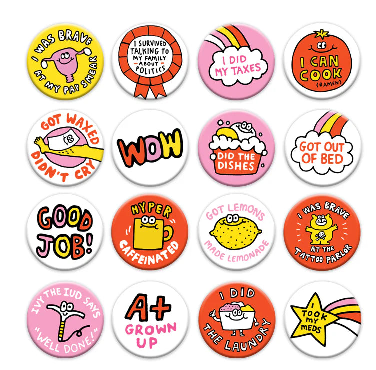 BB3631 A Plus Grown Up Box of Badges