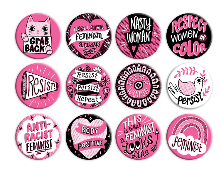 BB3592 Feminist Buttons