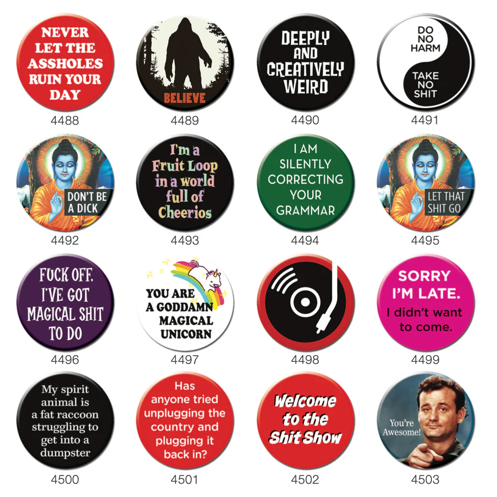 BB4453 Shit Show Box of Badges