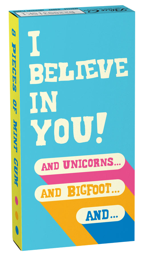 FS1114 I Believe in You and Unicorns Gum