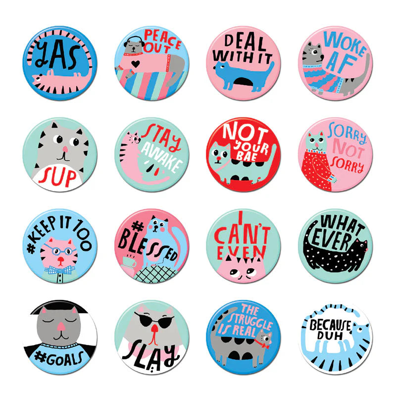 BB3698 Can't Even Box of Badges