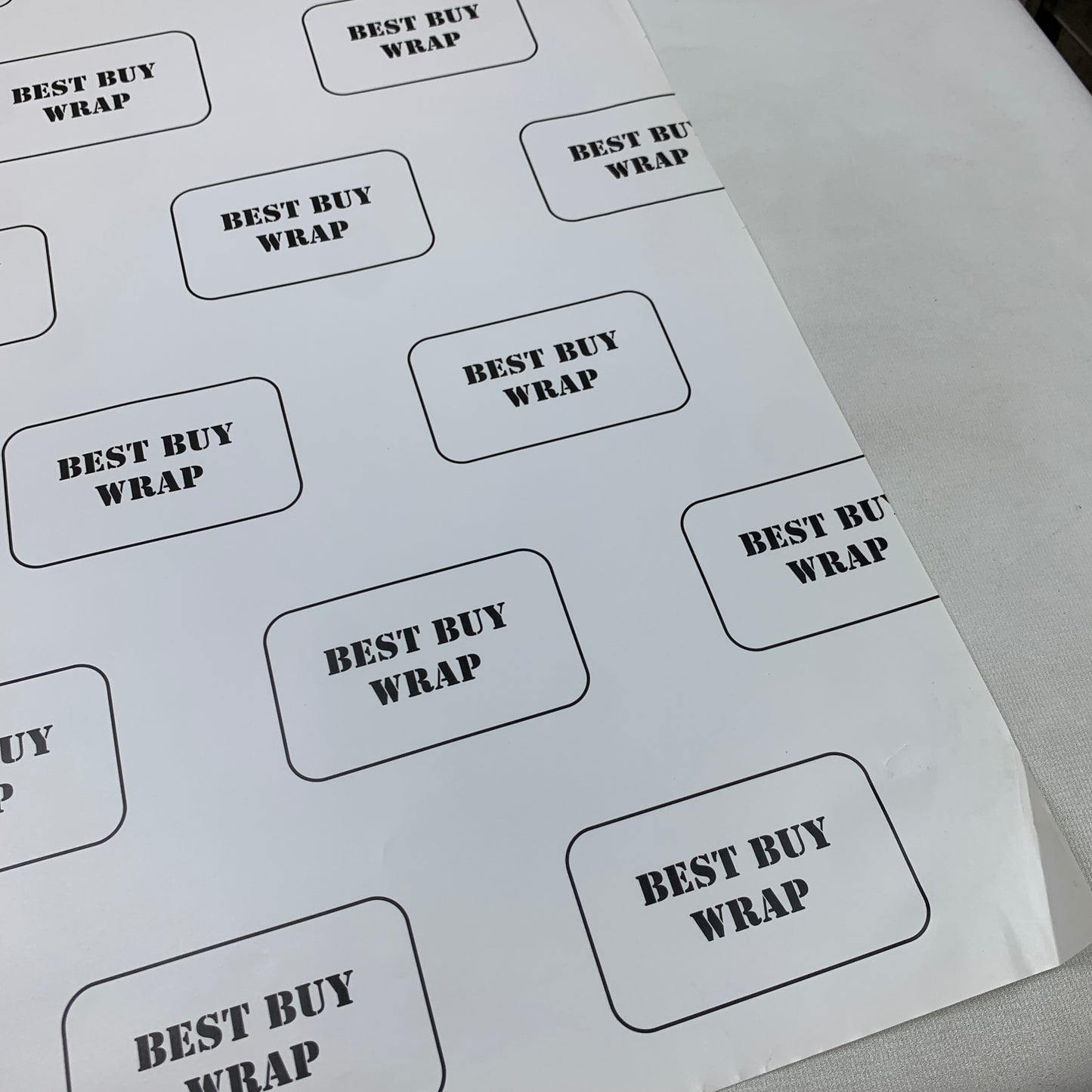 Best Buy Wrap Wrapping Paper (1 sheet)