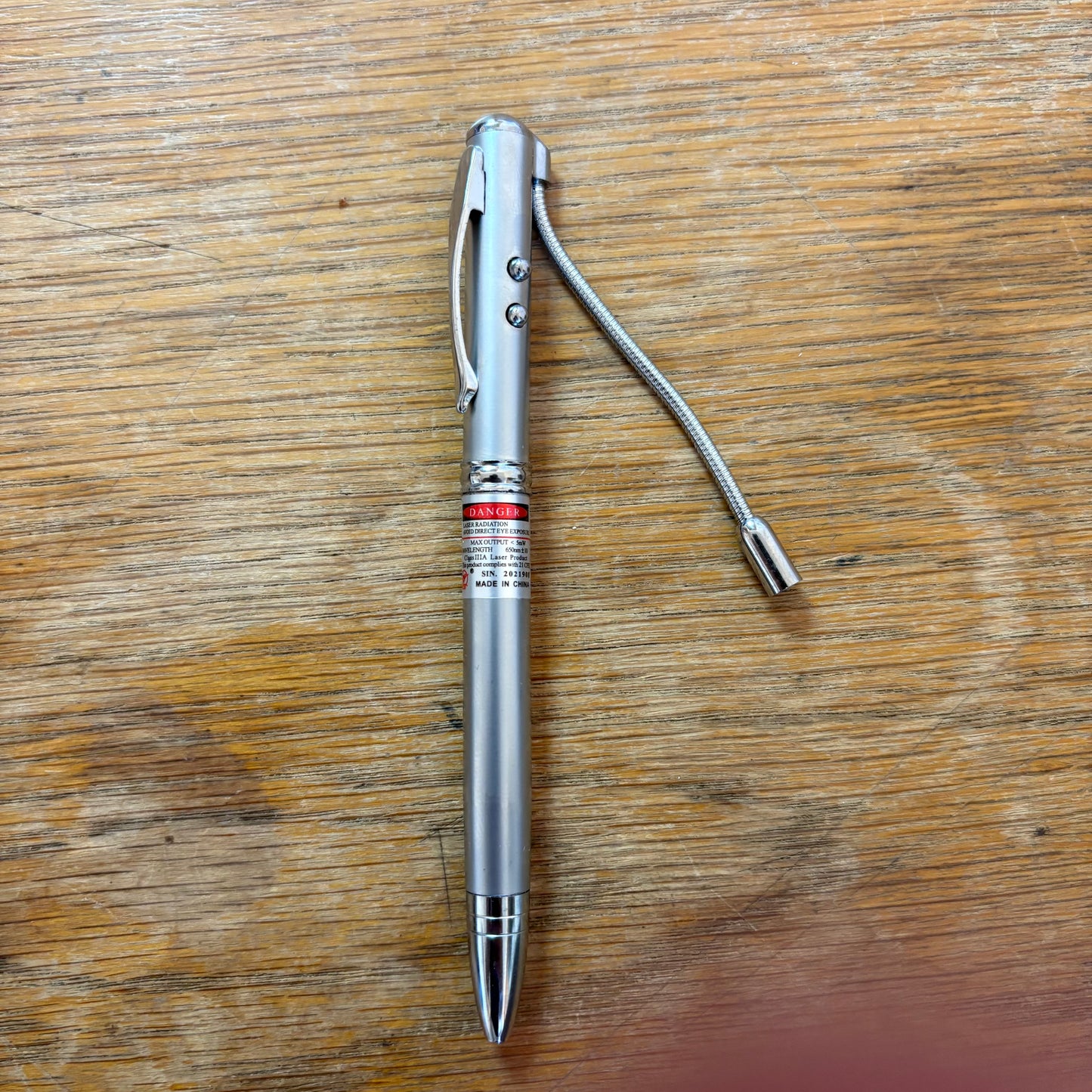 5 in 1 Geek Spy Lazer Pen with built in Torch