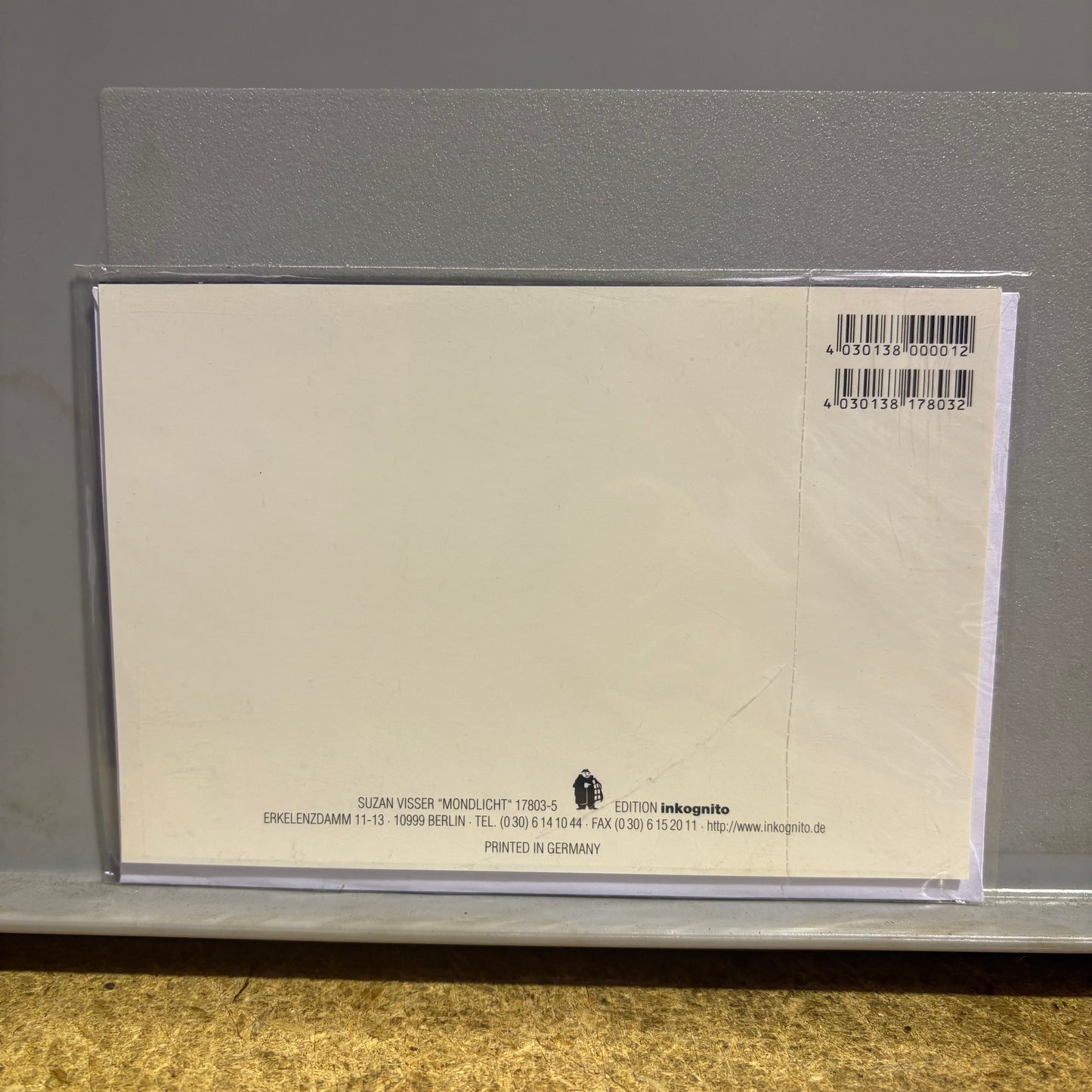 Inkognito Greeting Card 17803