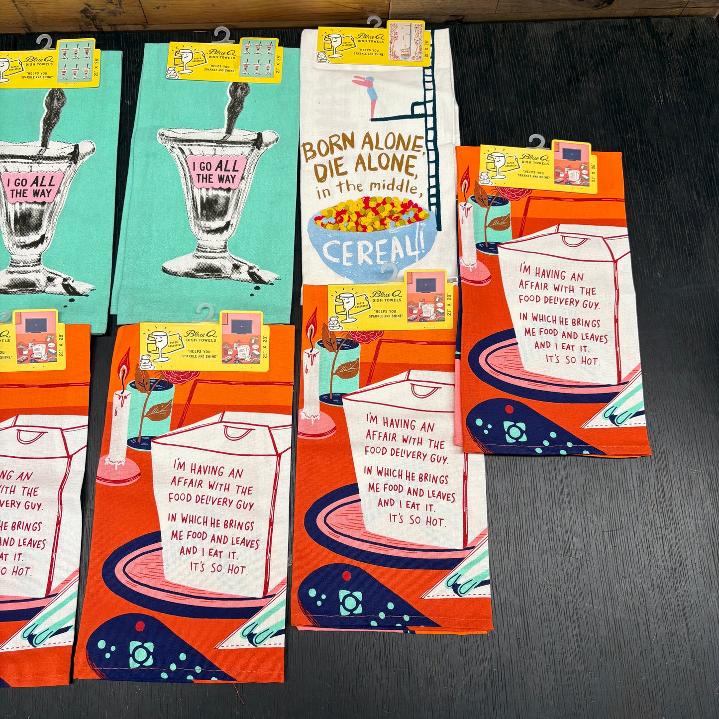 Clearance Bundle 19 - 9 printed dish towels