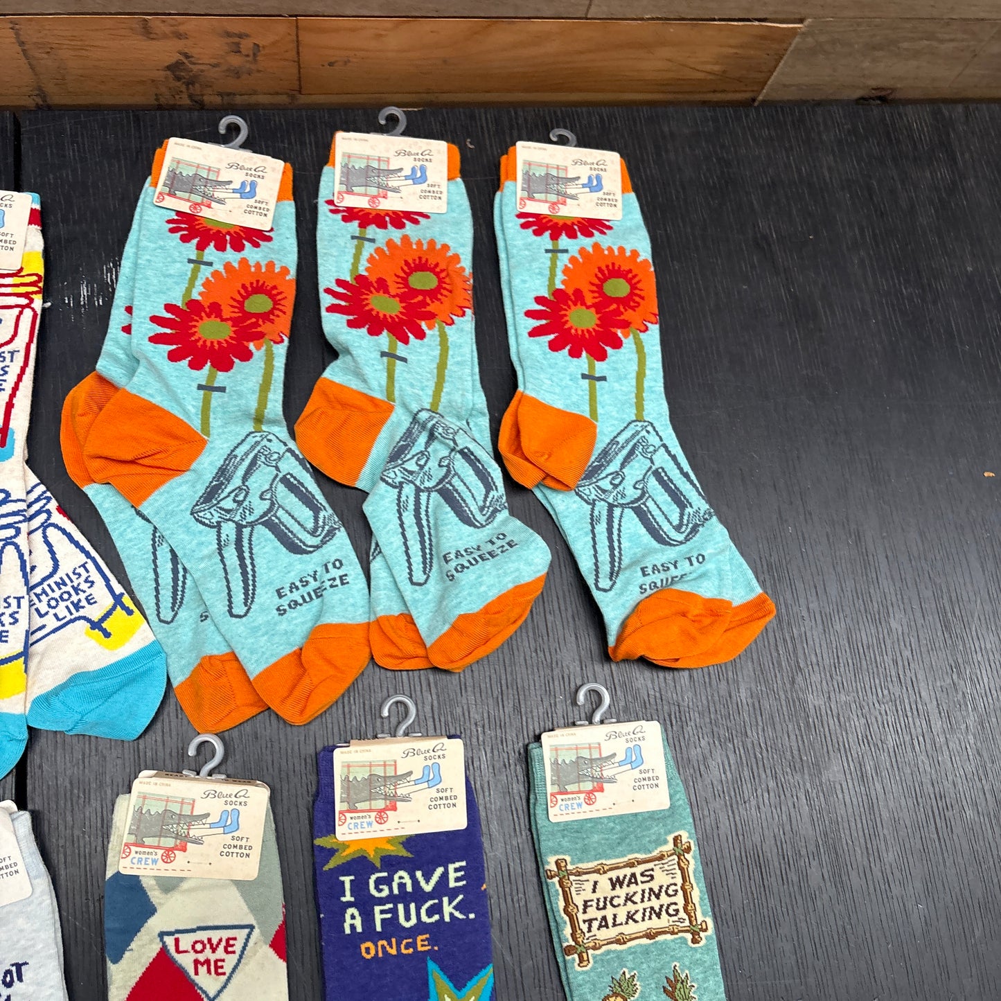 Clearance Bundle 21 -12 pairs of women's crew socks -various designs