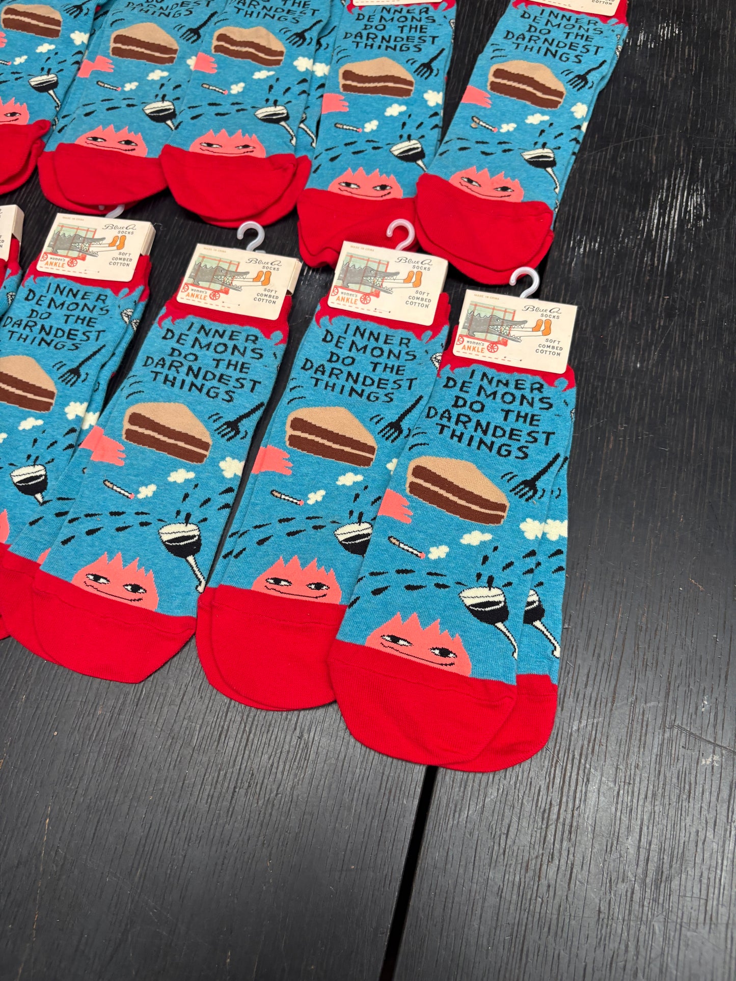 Clearance Bundle 11 - 12 pairs of inner demon ankle socks