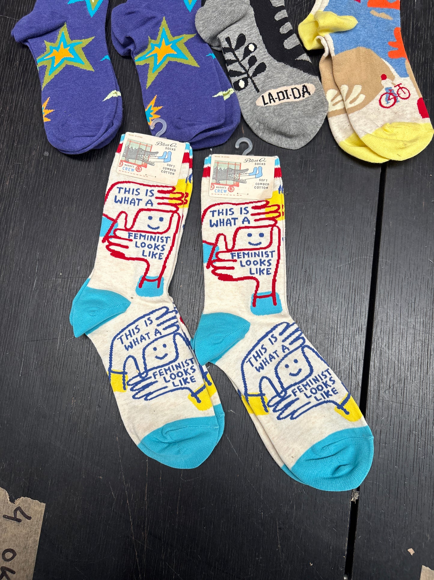 Clearance Bundle 13 - 5 pairs of women's crew socks