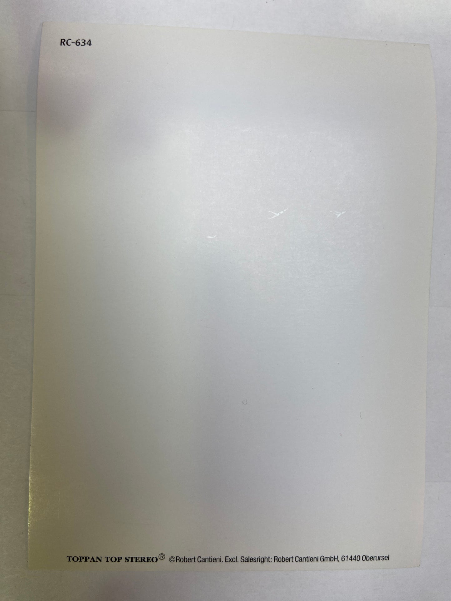 RC634 Mary- Lenticular Postcard