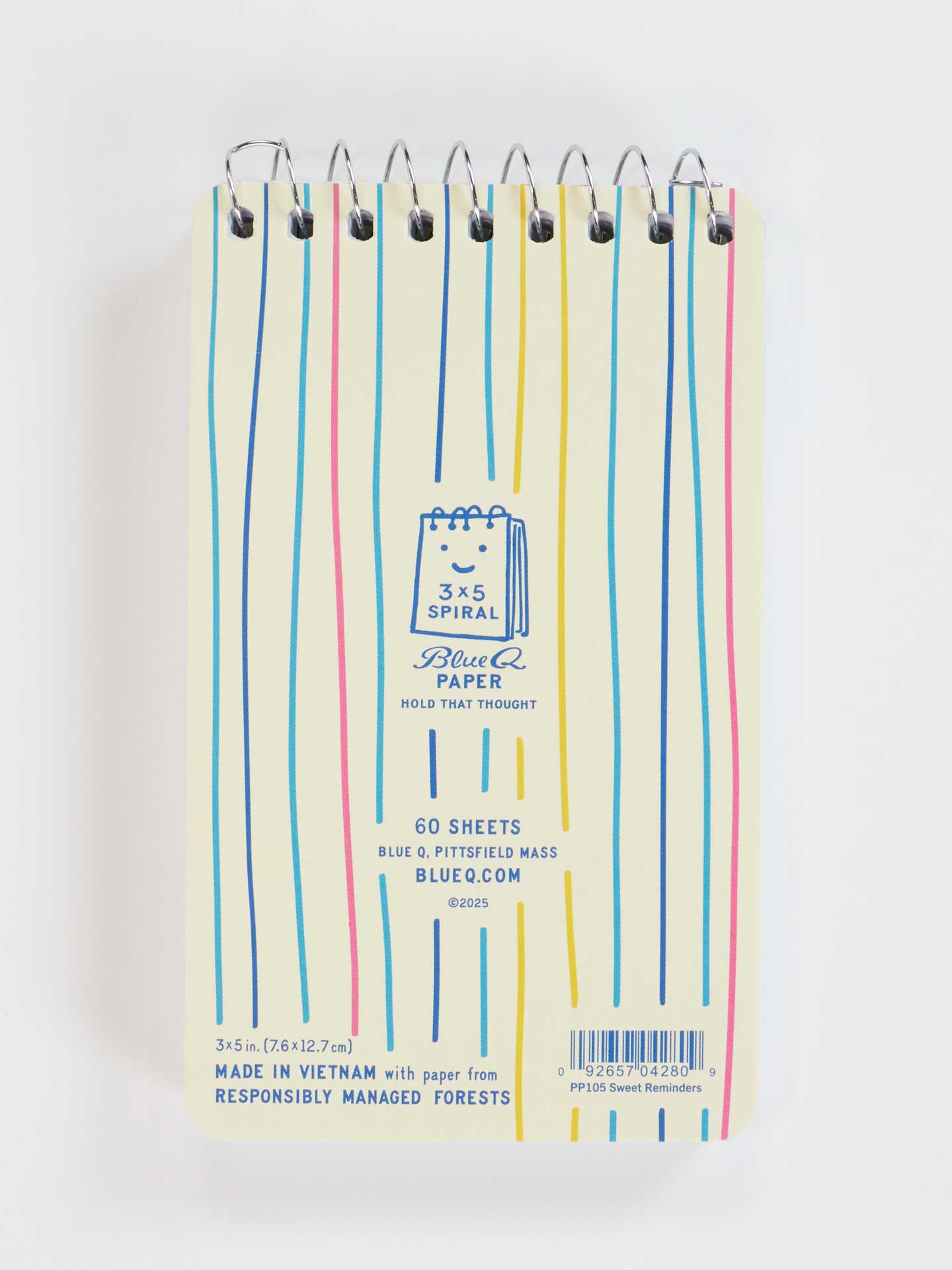PP105 Sweet Little Reminders For My Stupid Husband 3x5 Spiral Notebook