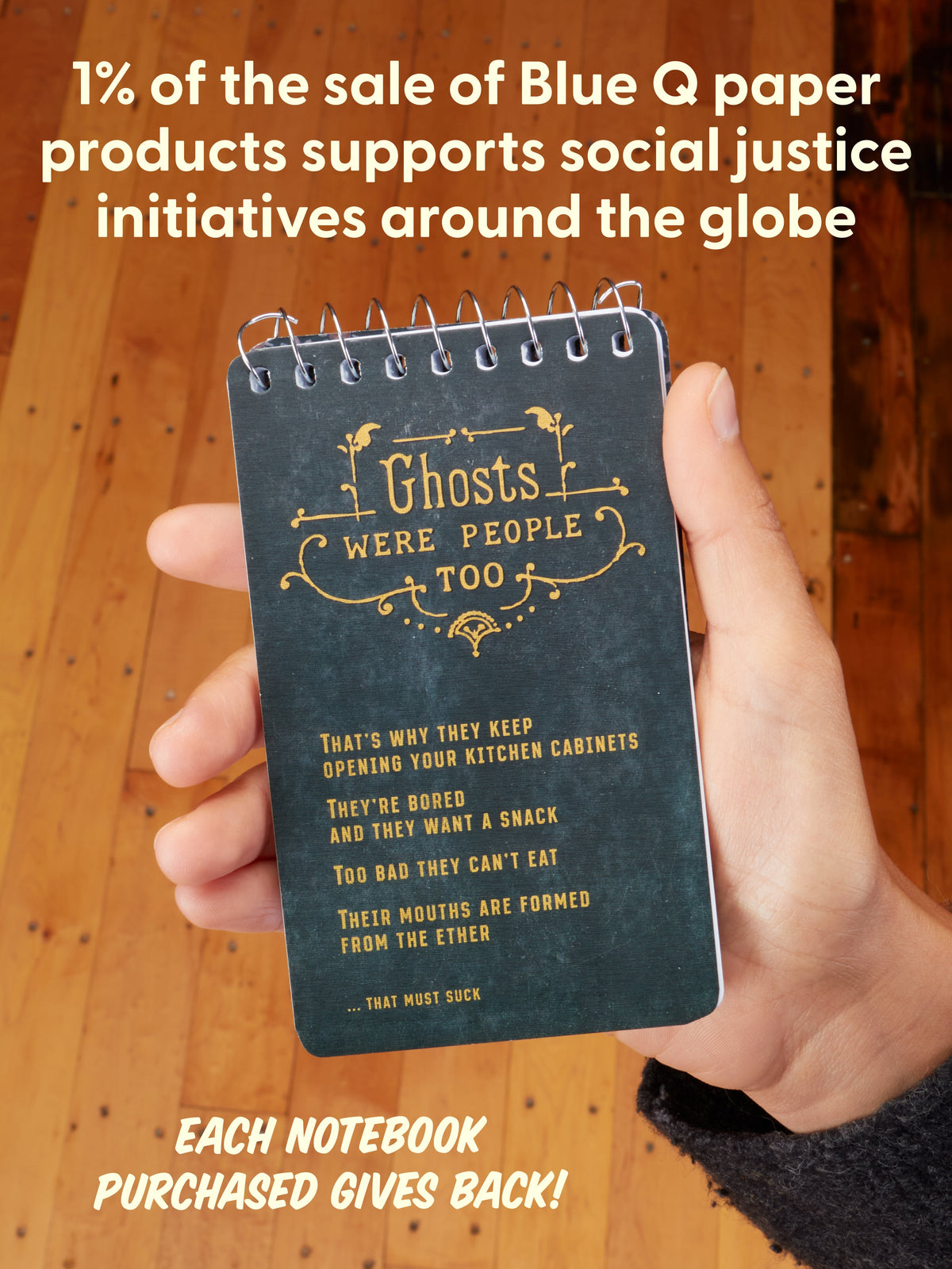 Ghosts Were People Too 3x5 Spiral Notebook by Blue Q – image 8