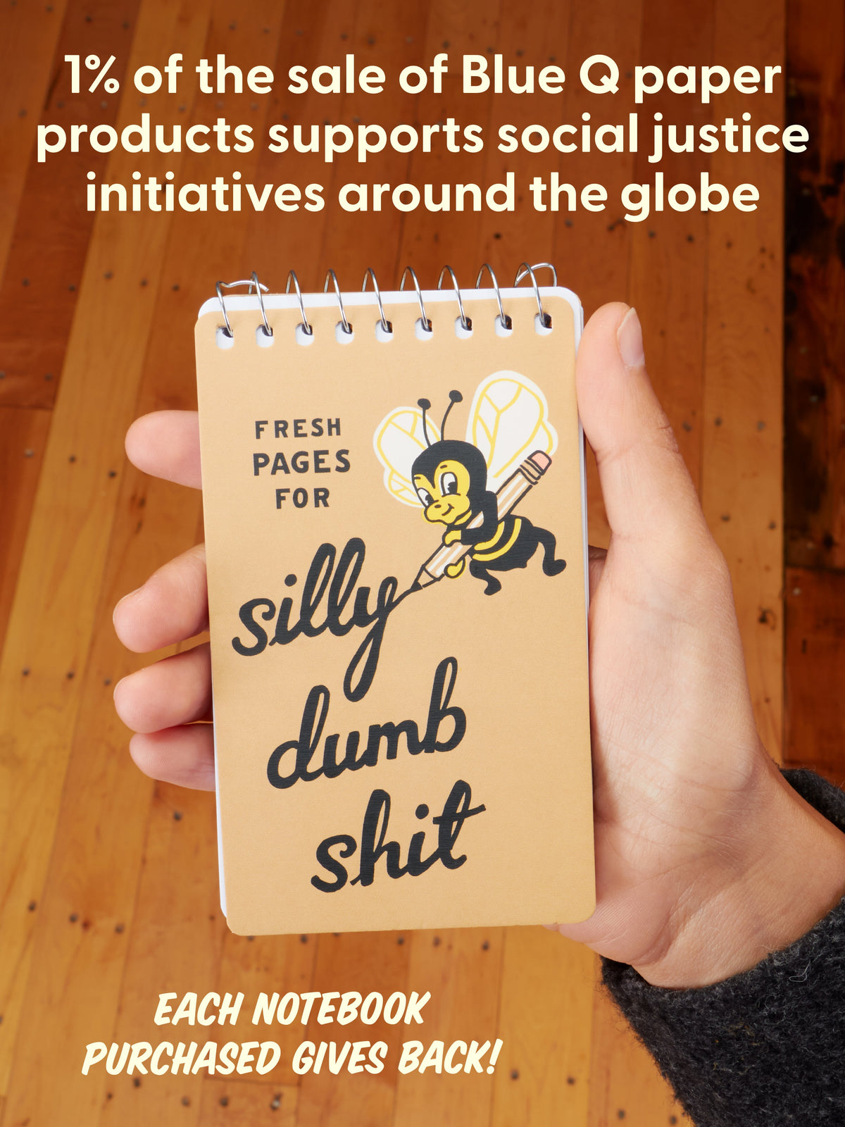 Silly Dumb Shit 3x5 Spiral Notebook by Blue Q – image 8