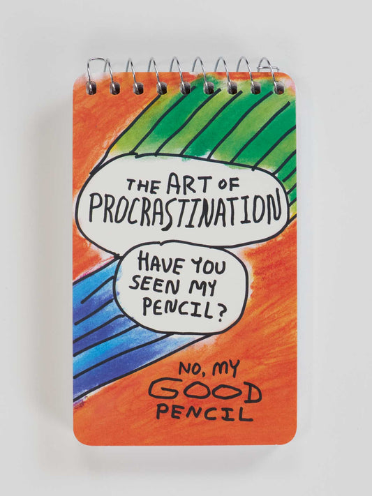 PP114 The Art Of Procrastination. Have You Seen My Pencil? No, My Good Pencil 3x5 Spiral Notebook