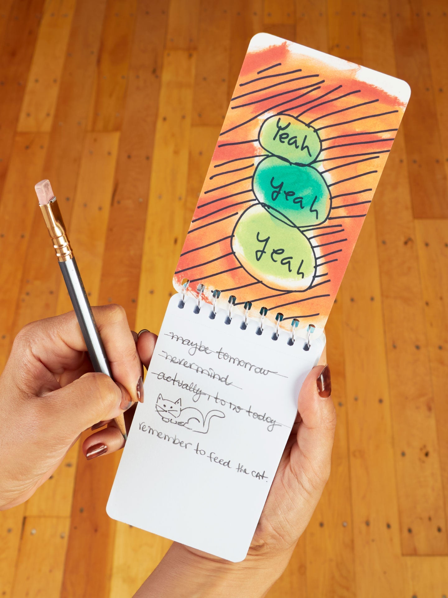 PP114 The Art Of Procrastination. Have You Seen My Pencil? No, My Good Pencil 3x5 Spiral Notebook