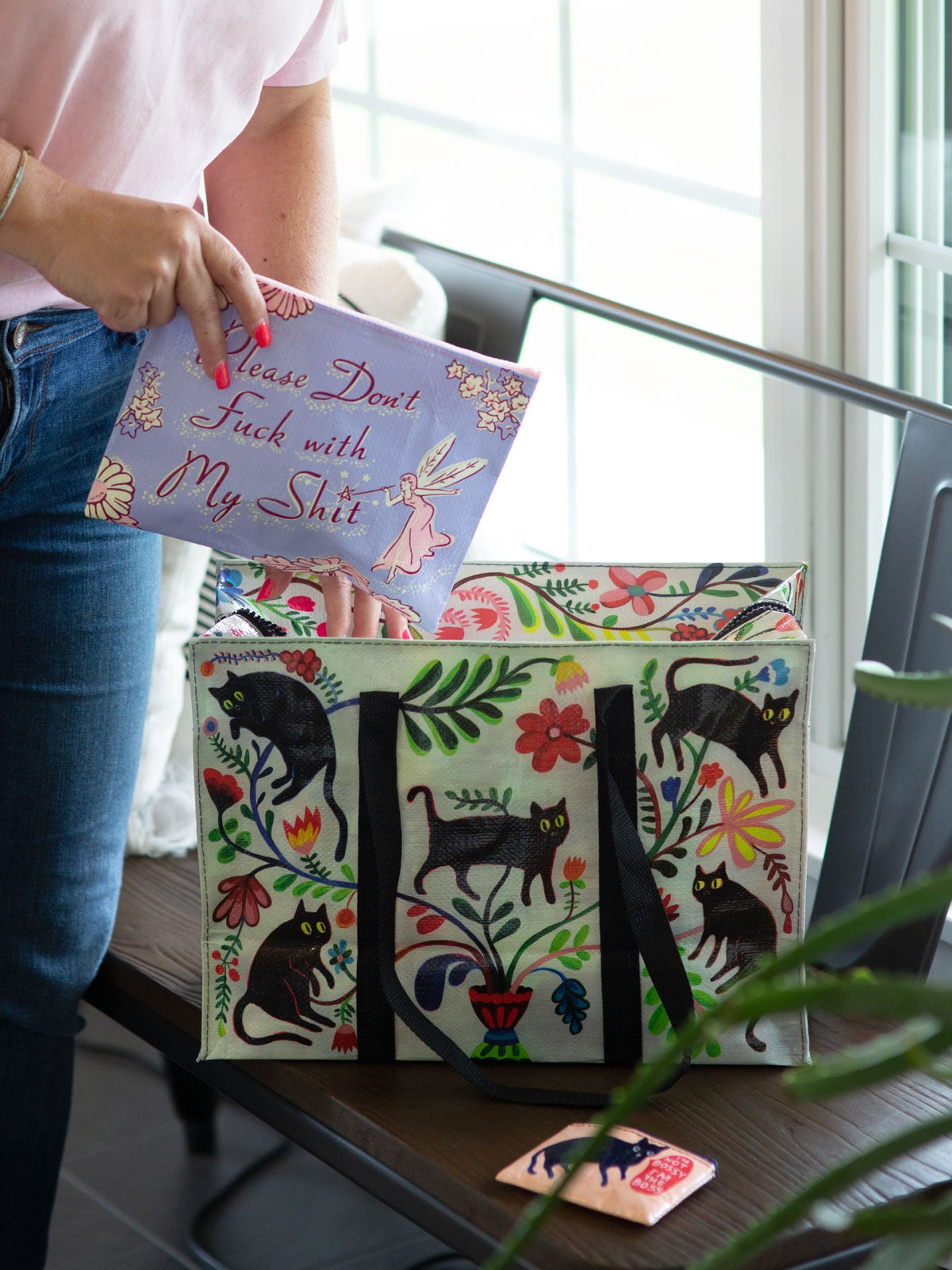 Please Don't Fuck with My Shit Zipper Pouch by Blue Q – image 5