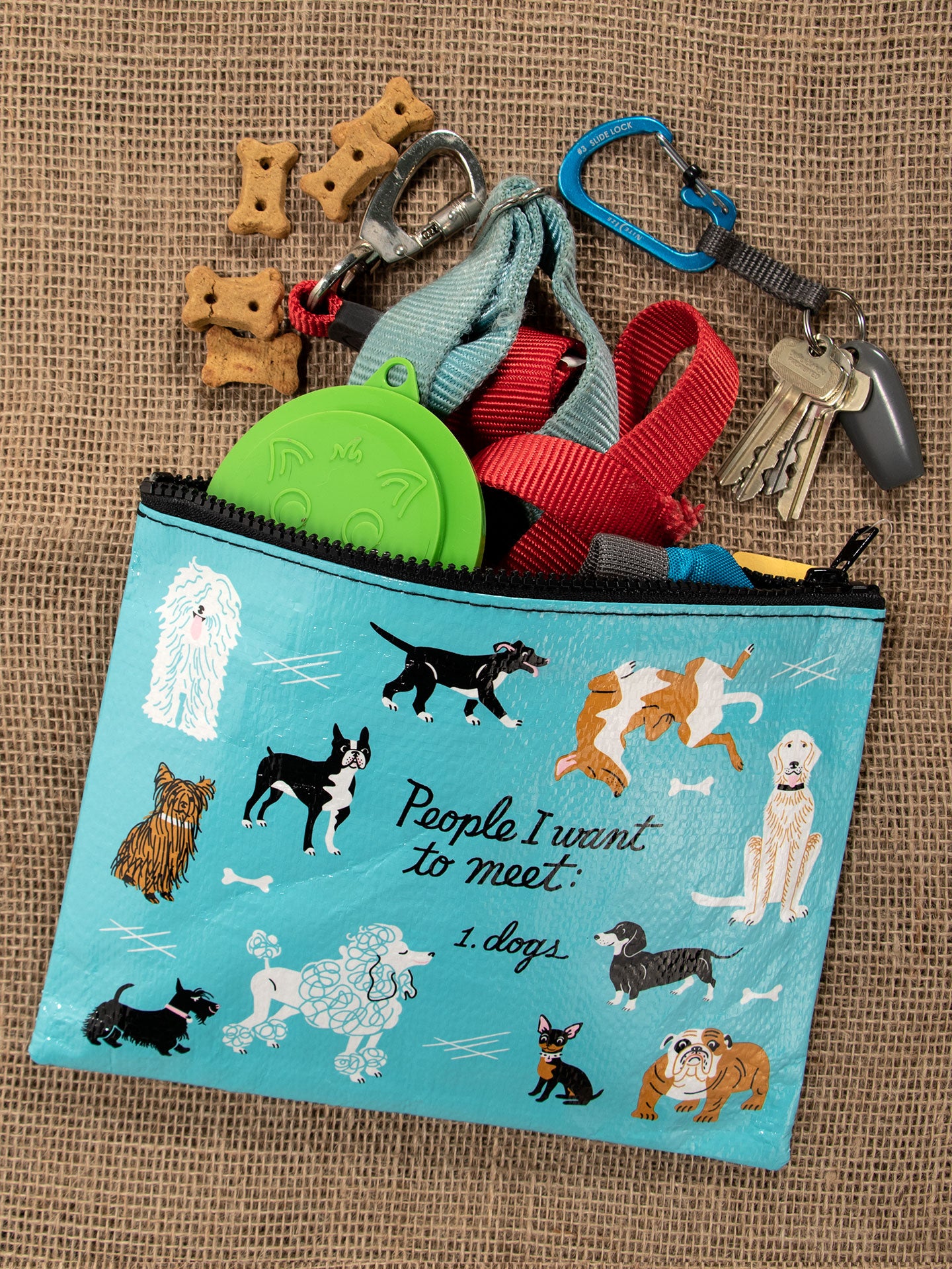 QA265 People To Meet: Dogs Zipper Pouch