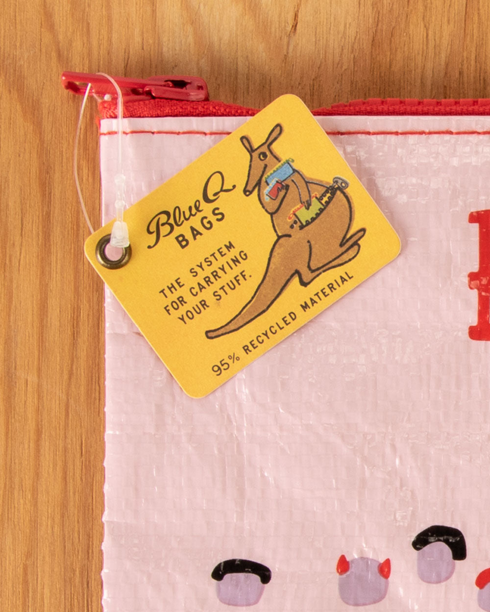 QA282 Bad Ass Woman Zipper Pouch