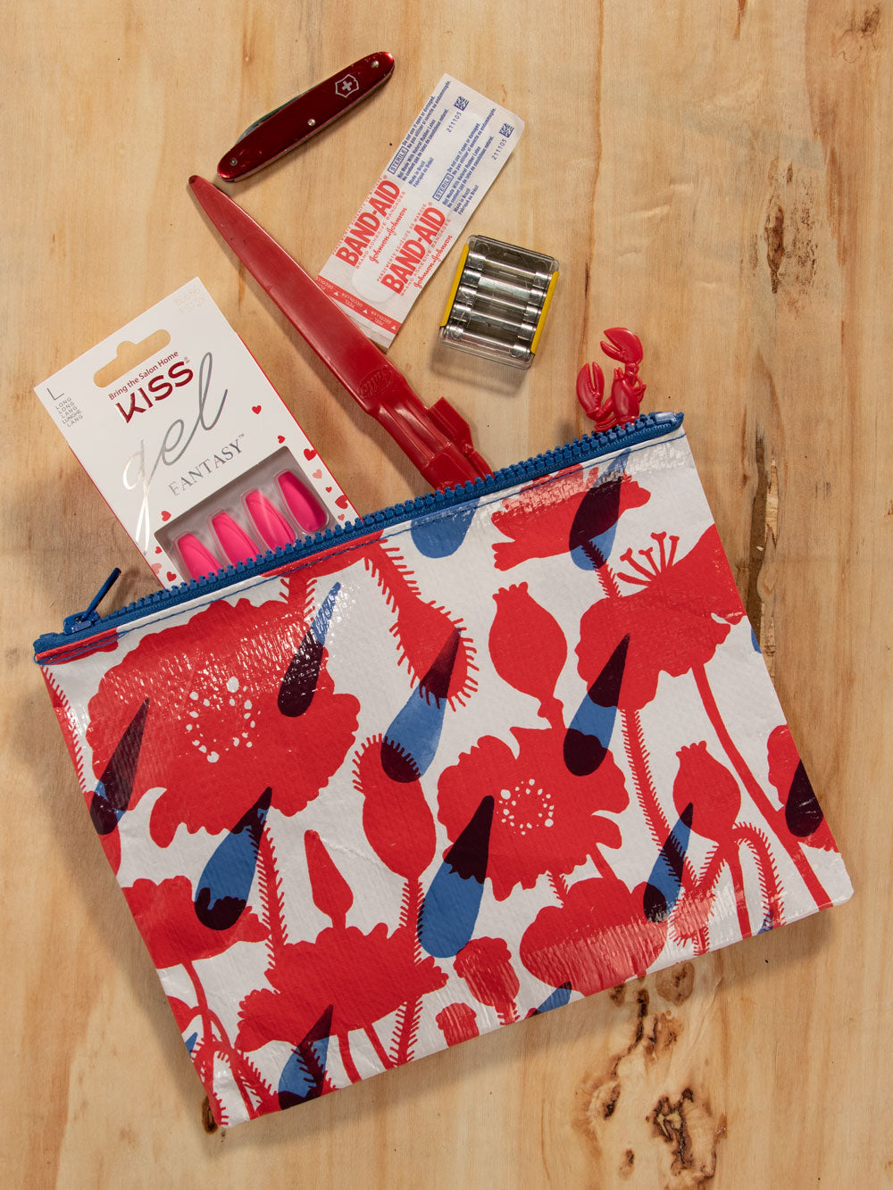 QA286 Flower Shower Zipper Pouch