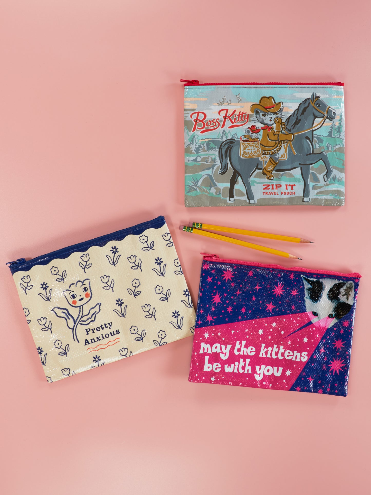 QA3004 Kittens BeWith You Zipper Pouch