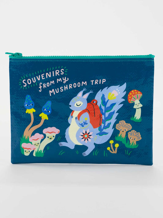 QA3008 Souvenirs From My Mushroom Trip Zipper Pouch