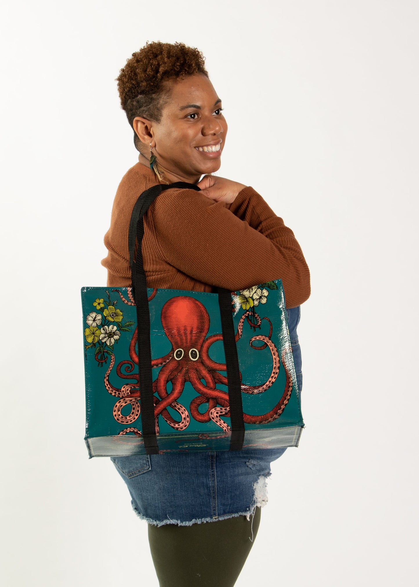 QA651 Octopus Shoulder Tote