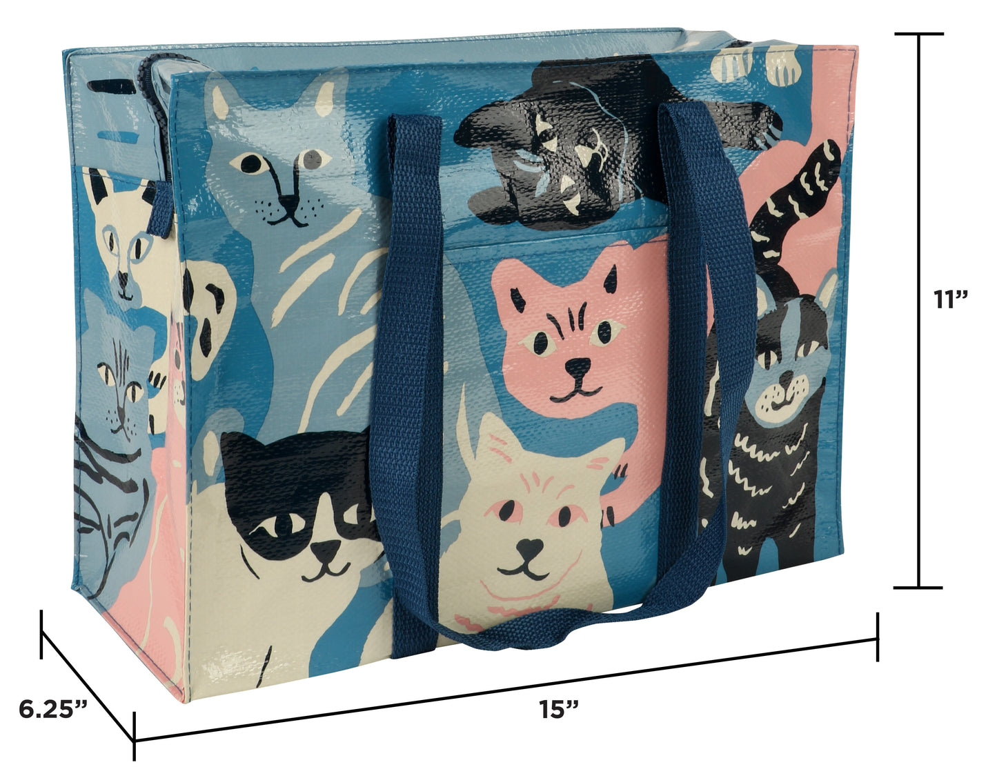 QA665 Happy Cats Shoulder Tote