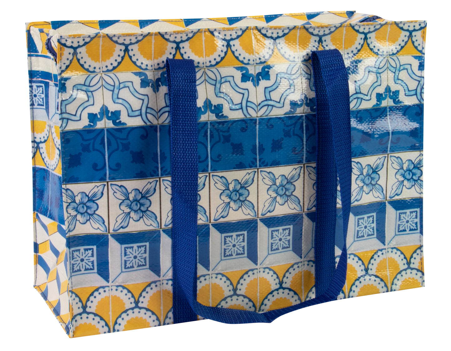 QA667 Painted Tiles Shoulder Tote