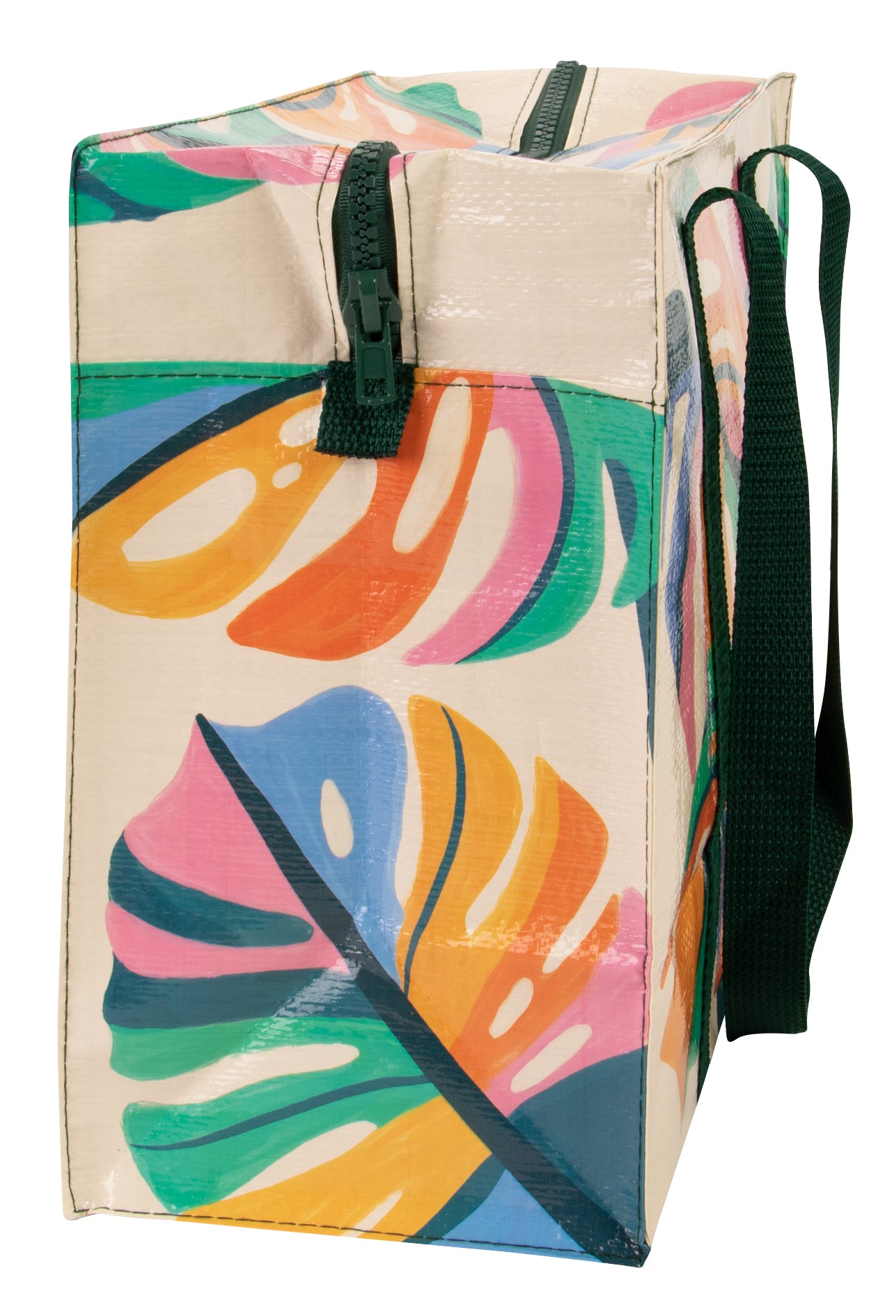 QA671 Monstera Leaf Shoulder Tote