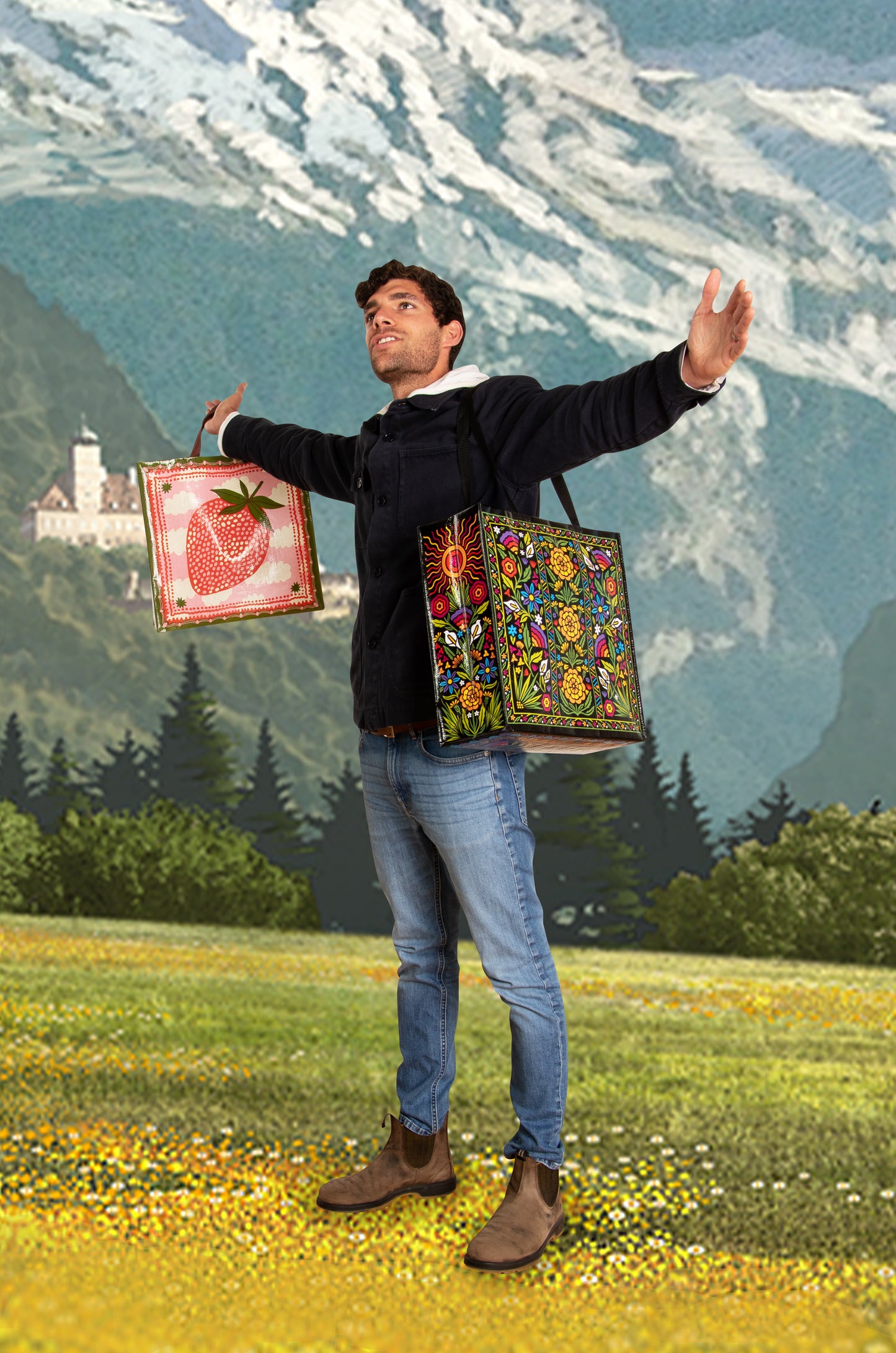 QA855 Flower Fest Shopper - NEW!