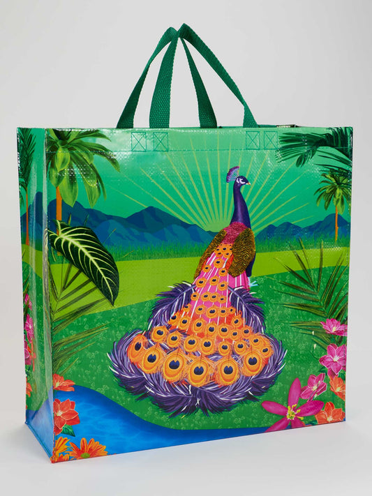 QA866 Peacock Paradise Shopper