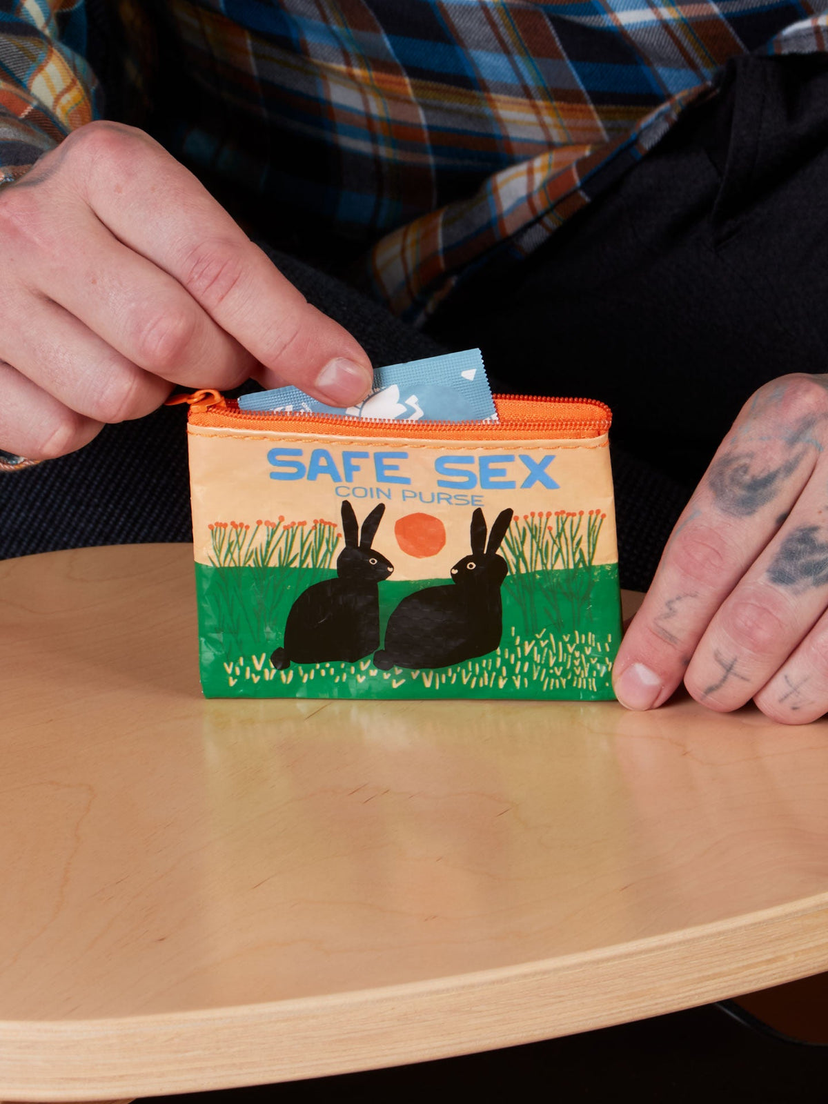 Safe Sex Coin Purse NEW! by Blue Q – image 2