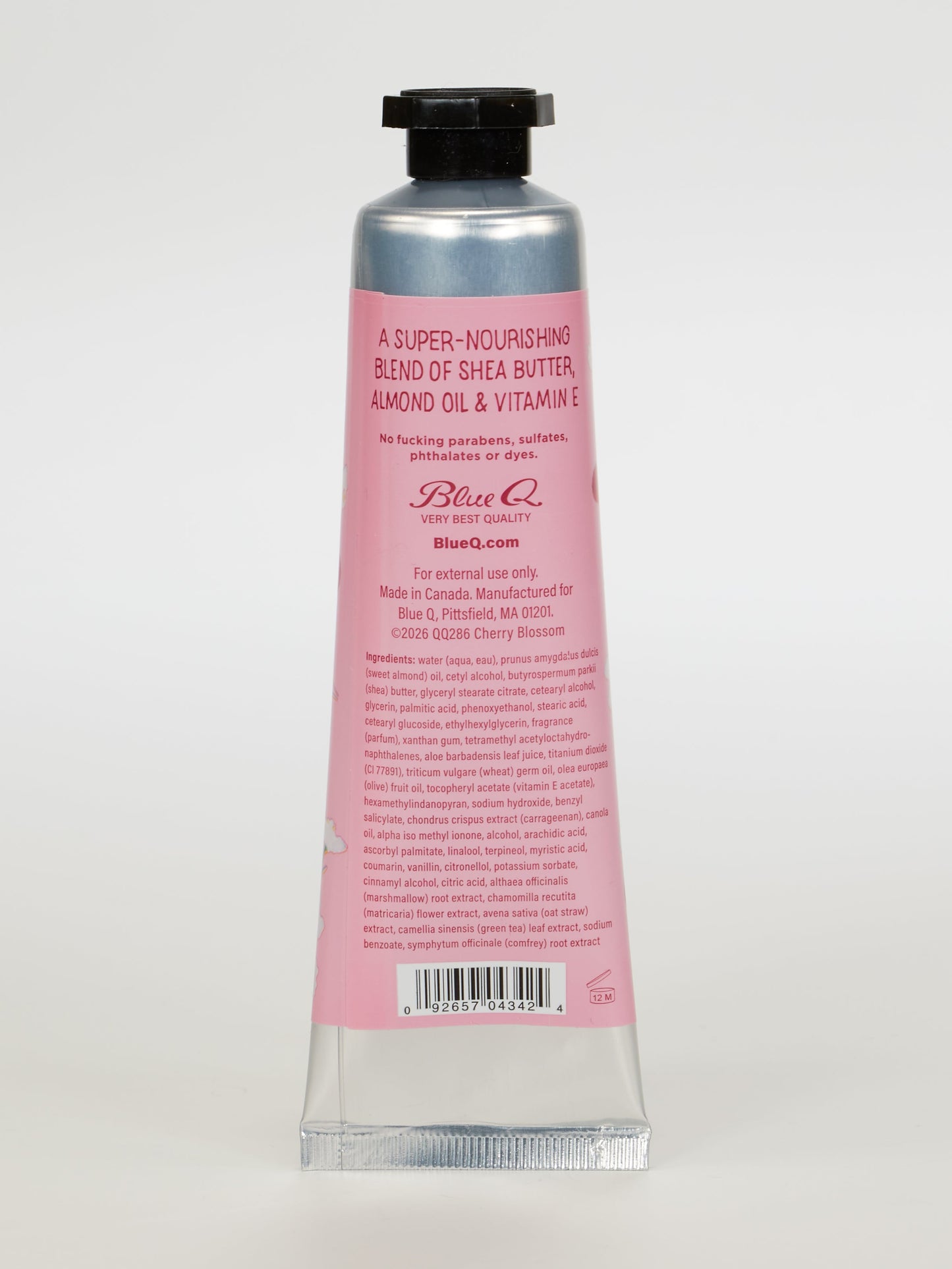 QQ286 I'm A Delicate Fucking Flower Natural Hand Cream- Wild Cherry Blossom with a hint of Sandalwood