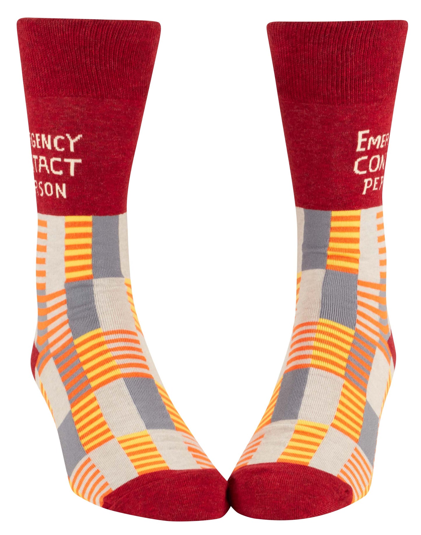 SW1009 Emergency Contact Men's Socks - NEW!