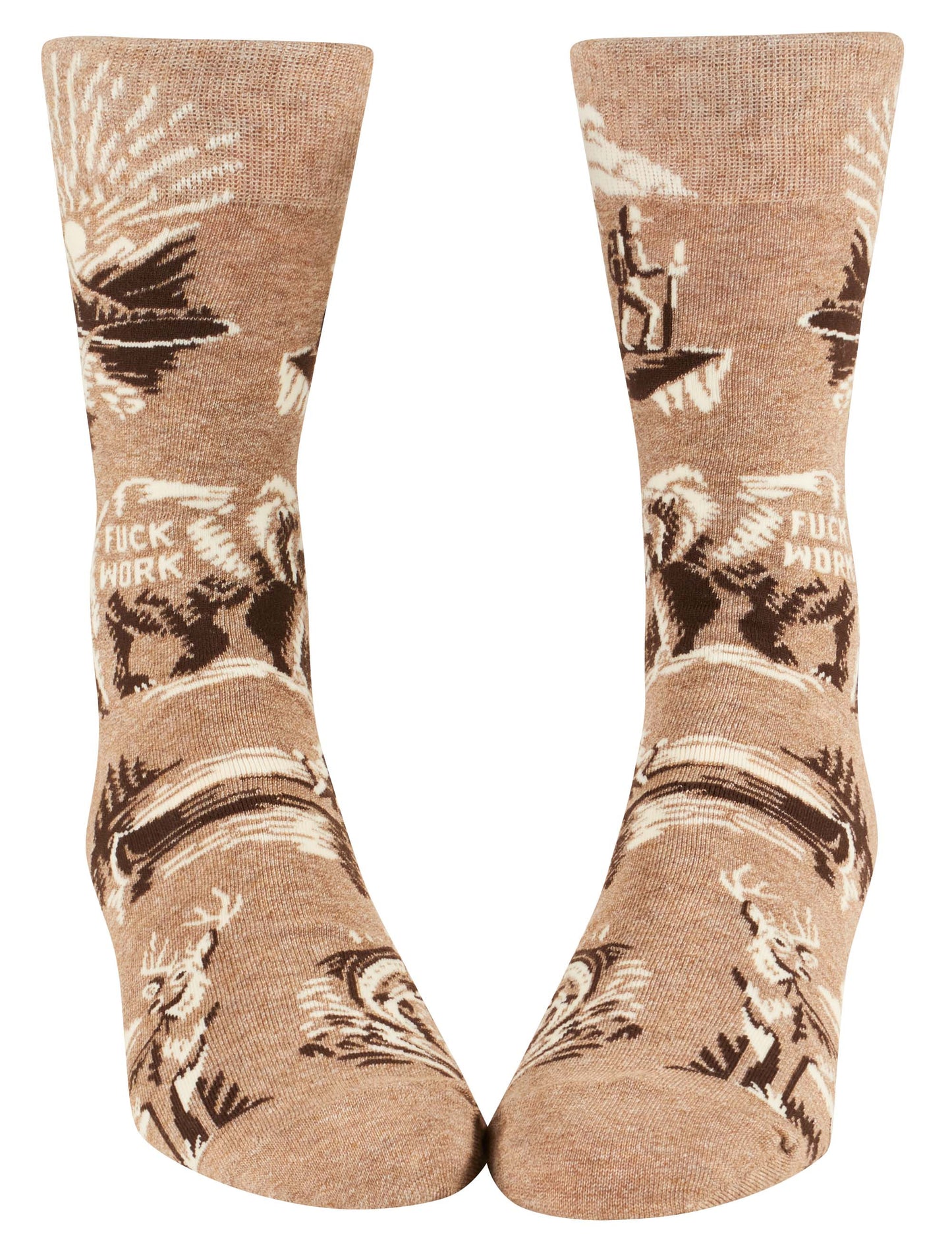 SW1012 Fuck Work Men's Socks - NEW!