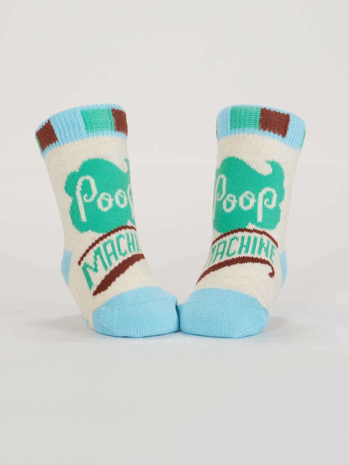 Napping/PoopMachine Baby Socks by Blue Q – image 5