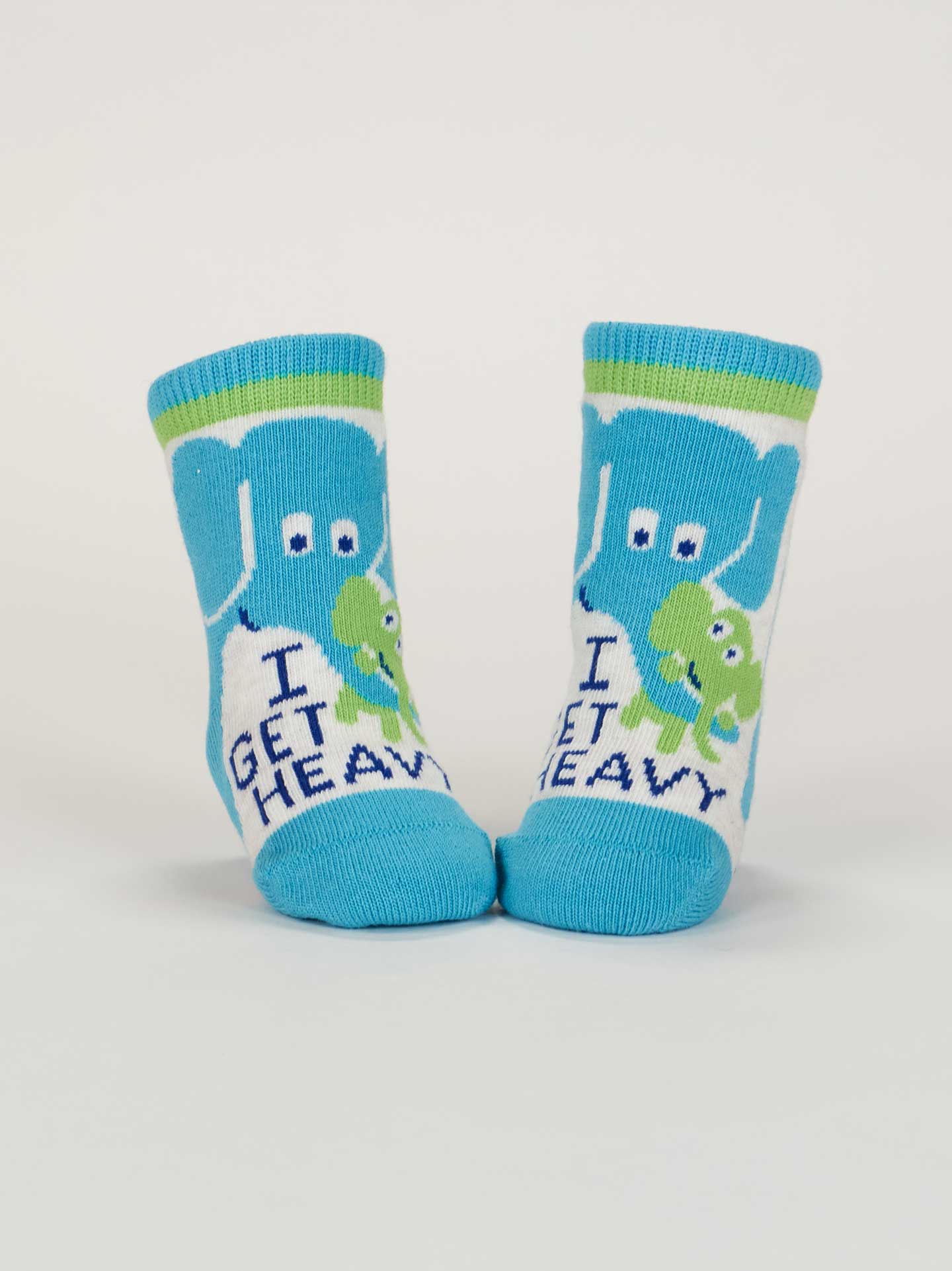SW233 Little Meatball/ I Get Heavy Baby Socks