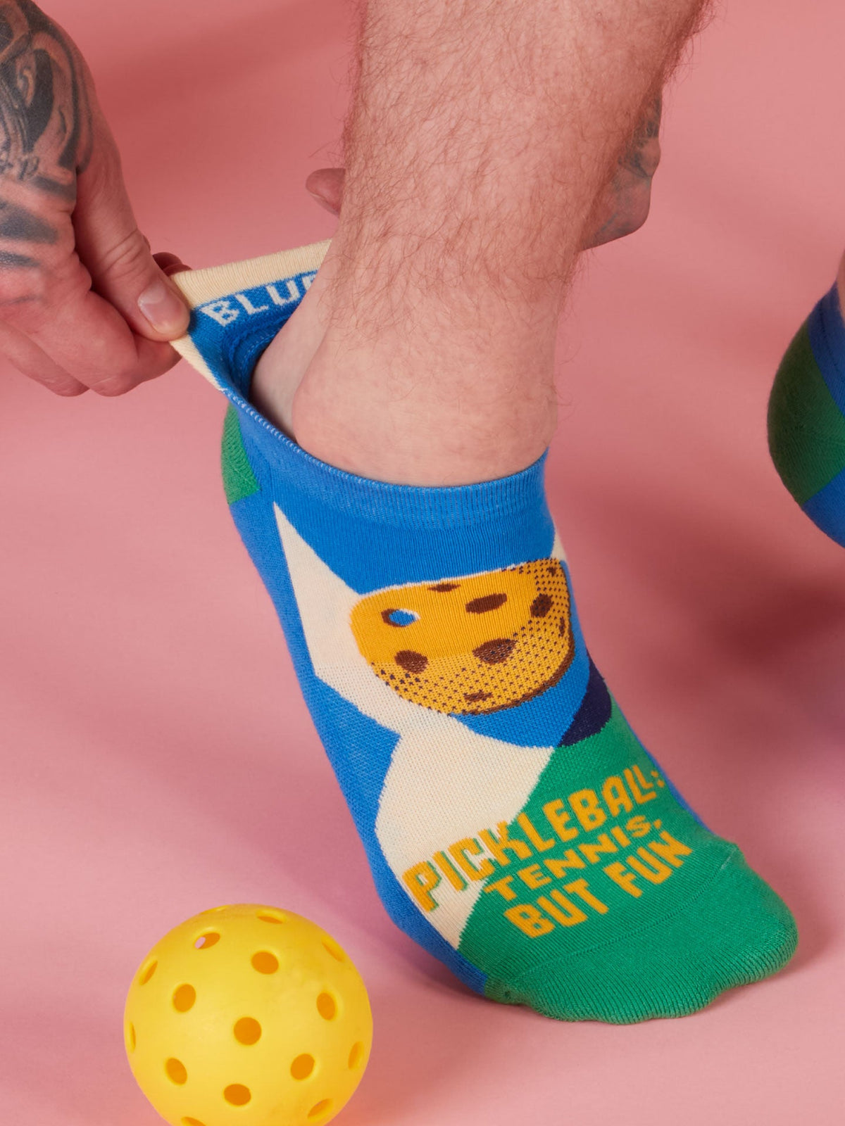 SW333S Pickleball Sneaker Socks S/M by Blue Q – image 4