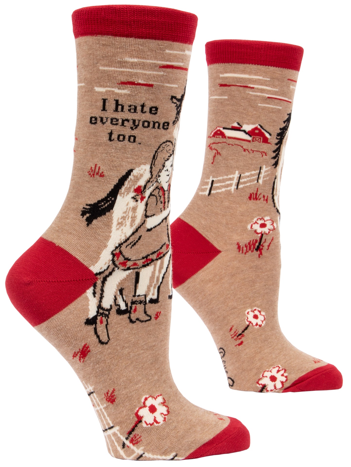 SW423 I Hate Everyone Too Women's Socks