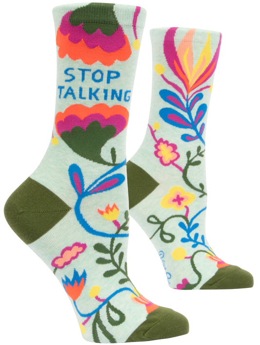 SW467 Stop Talking Women's Socks