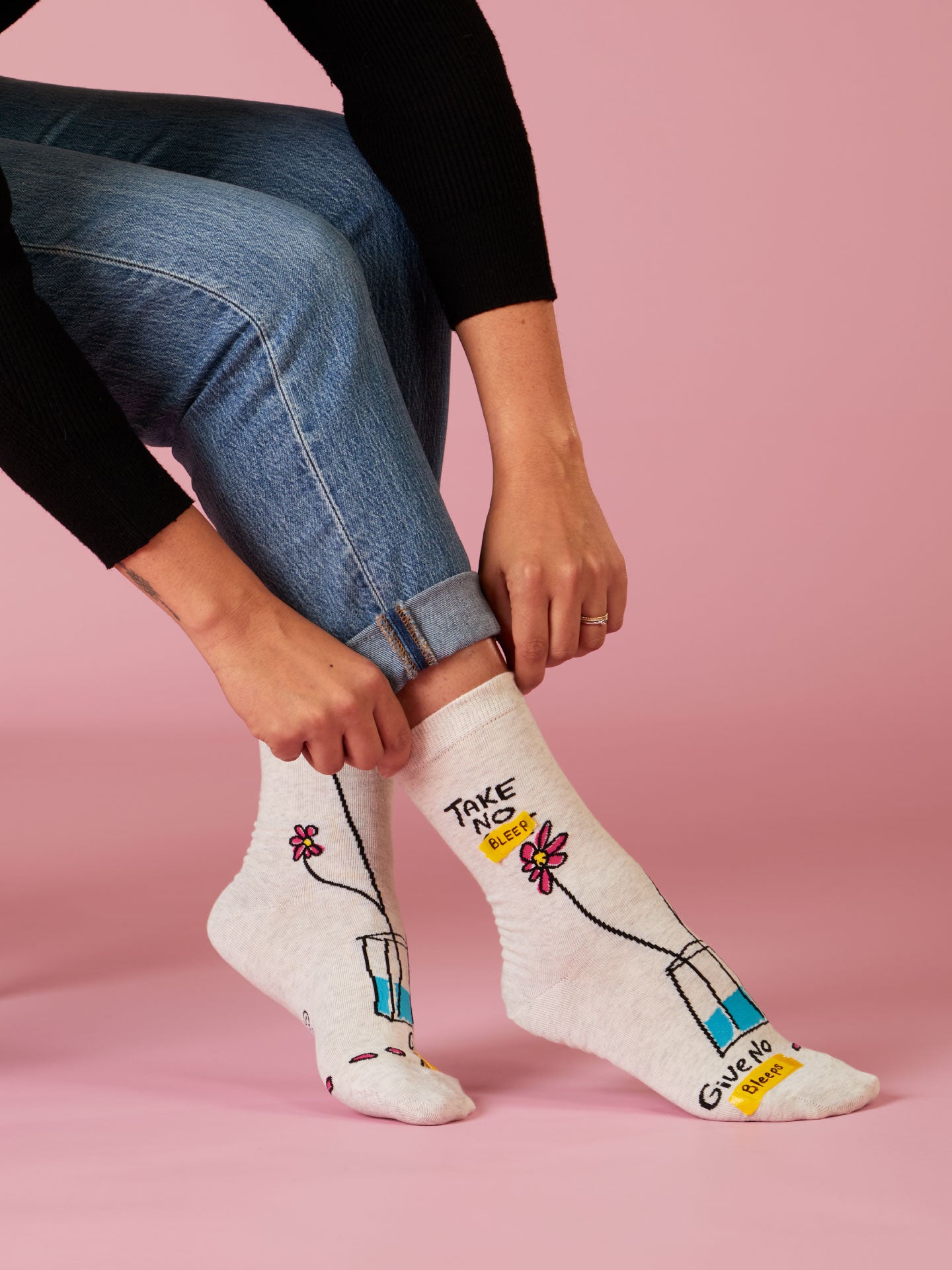 SW480 Take No Shit Women's Socks