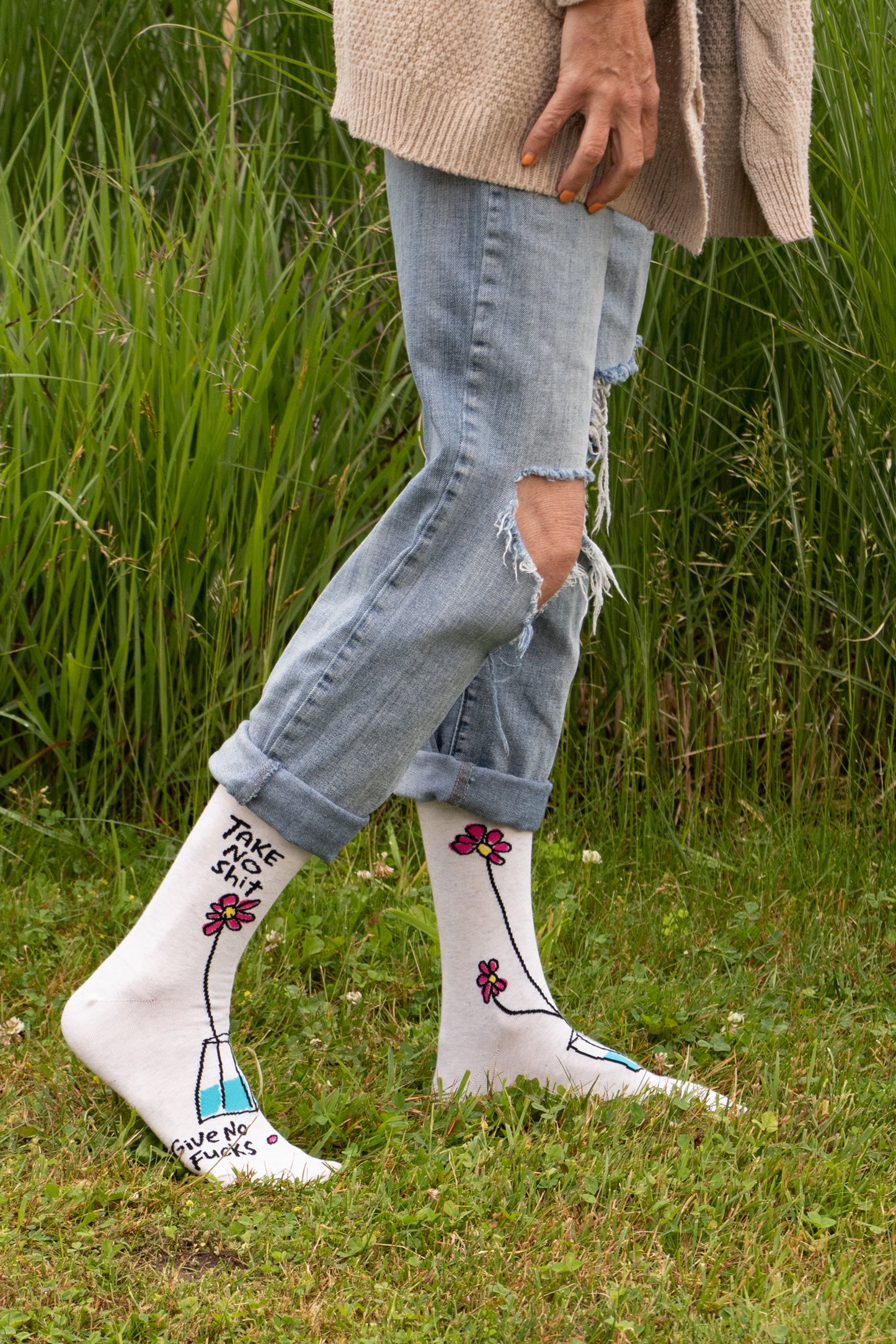 SW480 Take No Shit Women's Socks
