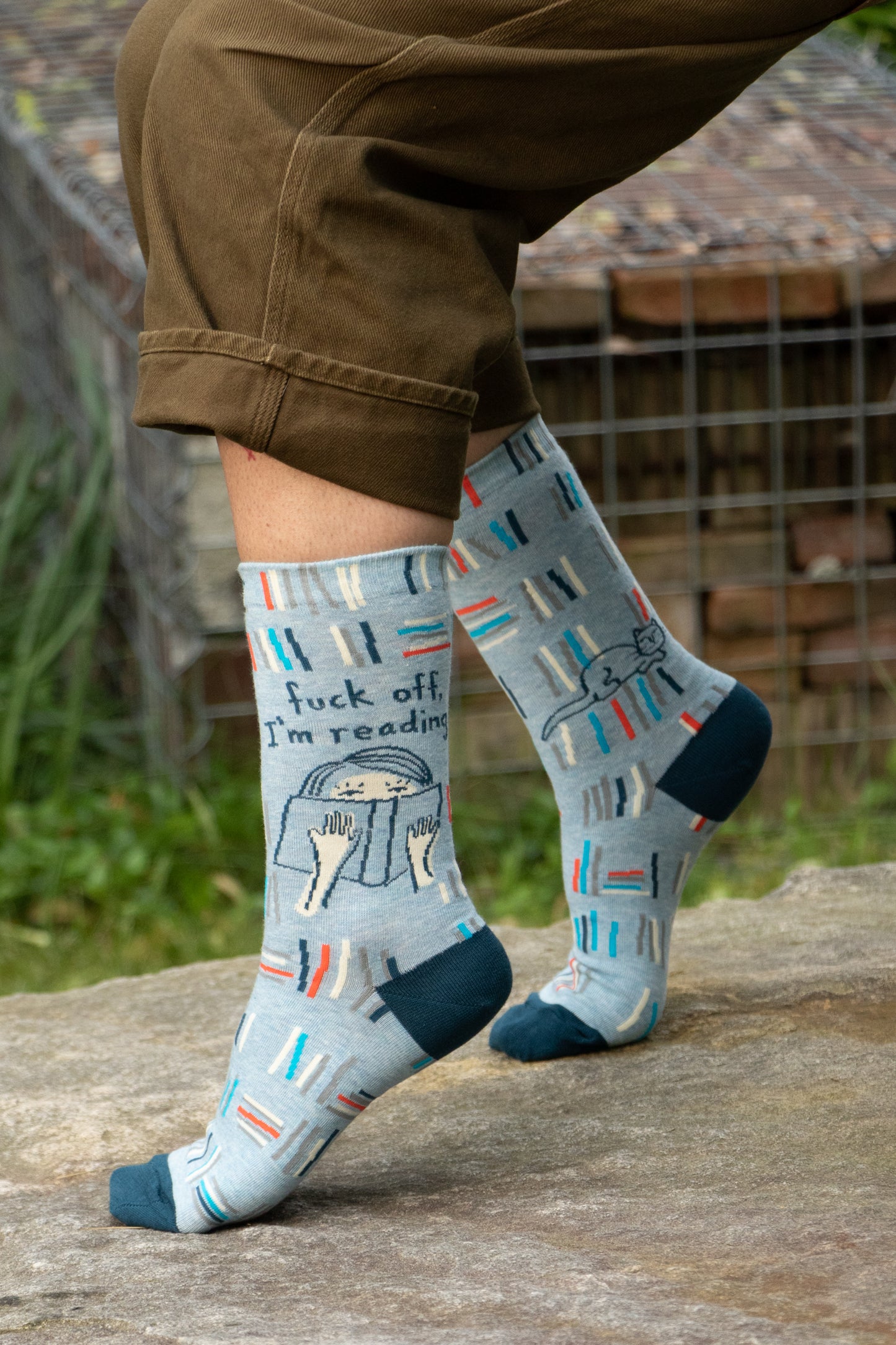 SW485 Fuck Off, I'm Reading Women's Socks