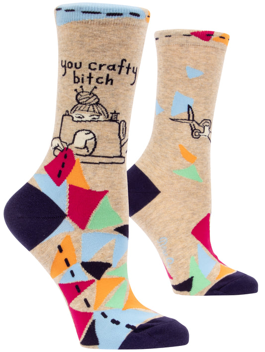 SW486 You Crafty Bitch Women's Socks